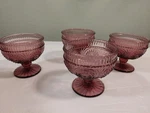 Pioneer Woman Fruit/ Dessert Cups Plum Adeline Set Of 4 Pedestal. Fixed Price $42.99.