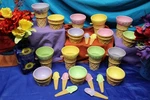 Sweet Scoops Waffle Bowl Ice Cream Sundae Set Cups W/spoons (23) Antique Classic. Fixed Price $33.34.