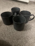 Better Home & Gardens Set Of 4 Mugs! Stone Grey/blue. Fixed Price $15.00.