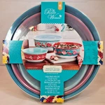 The Pioneer Woman 6 Piece Festive Forest Melamine Serving Bowl With Lids Set Nwt. Fixed Price $32.50.