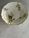 Vintage Sangostone 3463 Fine Ivory White Apple Blossom Vegetable Serving Bowl. Fixed Price $36.43.