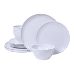 Yinshine 18-PC Melamine Dinnerware Set, Plates & Bowls, Unbreakable, Service For. Fixed Price $66.46.