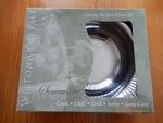 (nib) Wilton Armetale - Scallop Handle Silver Medium Round Bowl. Fixed Price $47.99.