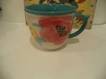 Vintage Bloom By Pioneer Woman Mug Floral Teal Trim #2915DZU. Fixed Price $19.95.