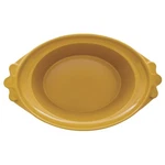 Hubert Large Yellow Serving Bowl Oval Melamine Mustard 17 1/2 X 12. Fixed Price $68.89.