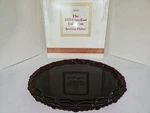 Vtg Avon 1876 Cape Cod Collection Ruby Red 13 1/2" X 10 Oval Platter Niob. Fixed Price $24.99.