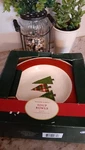 Target Home "winter Scenic" Plaid Red,white,green Christmas Trees Bowls 4 New. Fixed Price $31.43.