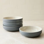 West Elm Kaloh Stoneware Pasta Bowl Sets - Of 4, Anchor Gray. Fixed Price $37.99.
