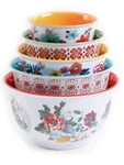 Pioneer Woman Nesting Bowl Set, 10 Piece. Fixed Price $60.00.