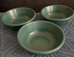 Vintage Rubbermaid 3836 Green Cereal Bowls Set Of Melamine Plastic 5.8. Fixed Price $19.99.