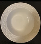 Set Of 2 Pier 1 Serving Bowls With Rope / Braid Basket Weave Pattern On Inside. Fixed Price $12.00.
