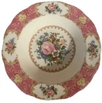 Royal Albert Bone China Lady Carlyle 8 Round Rim Soup Bowl 1944. Fixed Price $40.00.
