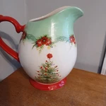 Pioneer Woman Christmas Holiday Cheer/garland Ceramic Pitcher. Fixed Price $30.00.