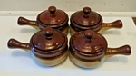 Nib Dh Holmes Brown Ceramic Soup Set/box. Fixed Price $80.00.