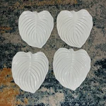 Michael Aram Hosta Canape White Plates. Fixed Price $31.00.