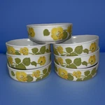 Vtg Noritake Progression China Flower Time 5.5 Cereal Bowls 9072 Piece Set. Fixed Price $56.08.