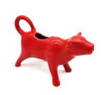 The Pioneer Woman Red Stoneware Cow Creamer Flea Market Collection Gibson. Fixed Price $19.99.