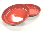 Le Creuset Stoneware Minimalist Pasta Bowls 8-1/2" Cerise Red Of. Fixed Price $47.00.