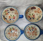 Temptations By Tara Set Of 2 Nesting Bowls Garden Pattern Ladybug. Fixed Price $22.50.