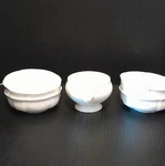 Set Of 5 Villeroy & Boch 1748 Premium Porcelain Soup/cereal Bowls W/lion Head. Fixed Price $40.00.