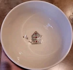 Thomson Pottery Birdhouse 39146 Birds Vines Stoneware Soup Cereal Salad Bowl. Fixed Price $12.15.