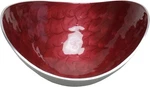 Artisan D'orient Curve Triangle 9" Bowl, Color - Rasberry. Fixed Price $26.99.