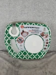 Set Of 4 Green Lappertizer Nonslip Appetizer Trays By Masterbuilt. Fixed Price $24.98.