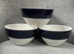 Kate Spade New York Bowls SET/3 Lenox Nags Head Navy Blue 5.9 Cereal. Fixed Price $69.99.