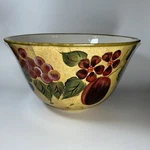 Raymond Waites Certified International Mixing Serving Bowl Tuscan Fruit 12.5 Vg. Fixed Price $34.87.