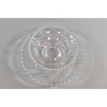 Elegant Glass C.1940S-1960SIAL Candle Wick Bowl. Fixed Price $25.00.