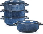 Ceramic Soup Bowls With HANDLES,24OZ Porcelain Crocks For French Onion. Fixed Price $36.99.