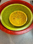 Zak Designs Confetti Nesting Mixing Bowls Set Of 3 Multicolor Melamine. Fixed Price $47.50.