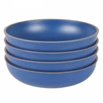 Gibson Home Rockabye 4 Piece 8.5 Inch Melamine Dinner Bowl Set Blue. Fixed Price $20.55.