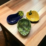 Boston Warehouse 2005 Ceramic Vegetable Serving Bowls Set Hand Painted Farmhouse. Fixed Price $33.60.