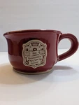Gray Fox Pottery Ohio Renaissance Festival 2022 Red Stoneware Soup Mug Bowl. Fixed Price $18.95.