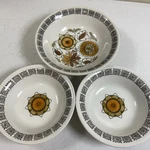 Broadhurst Ironstone Calypso Cereal & 2 Berry Bowls 1960S Set Of 3. Fixed Price $17.07.