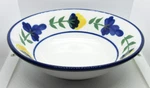 Dansk San Nicolo *1 Soup/cereal Bowl(s)* White Blue/yellow Flowers. Fixed Price $45.99.