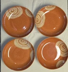 Denby Stoneware Pasta Bowl Fire Chili Set Of 4. Fixed Price $115.00.