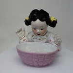Bowl Soapdish Figurine Thread Art Deco Style Nouveau Porcelain Enamels. Fixed Price $95.86.