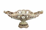 Ore International OK-4203B Vintage Rose Painted Polyresin Fruit Bowl. Fixed Price $114.39.