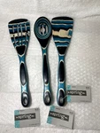 The Spring Shop Tableware Coastal Island Bamboowood Pakka Utensil Set - 3. Fixed Price $23.00.