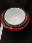 Dii 3-PIECE Christmas Mixing Bowl Set New Open Box. Fixed Price $25.00.