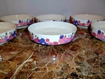 Rare Mcm Set Of 6 Highland Casuals Kensington Gretna 1972 Porcelain Bowls. Fixed Price $40.00.