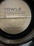Awakening By Towle: Sterling Silver And Melamine 5 Piece Salad Bowl Set. Fixed Price $150.00.