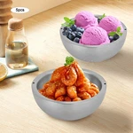 5PCS Stainless Steel Salad Bowl Food 15CM Silver For Storage Serving Prep. Fixed Price $64.74.