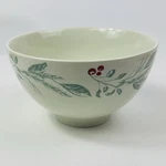Christmas Holiday Cereal Snack Bowls Holly Berries Destination. Fixed Price $11.99.