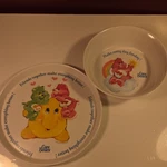 Care Bears Vintage 1980S American Greeting Silite Plate (3101) And Bowl (3242). Fixed Price $19.99.