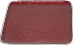 Artisan Orient Blossom Classic 8 Square Tray Plates Red / Raspberry, Set Of 4. Fixed Price $44.99.