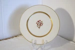 Lenox Nydia P-419-W Usa Gold Rust Bands Flowers 10 1/2"D Dinner Plate. Fixed Price $11.69.