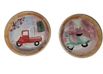 Vintage Vietri 2006 City Scenes Cereal Bowls Handpainted Made Italy Set Of. Fixed Price $30.00.